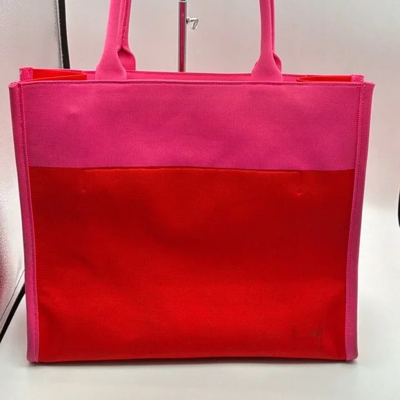 Vibrant Pink and Red Tote Bag - Picture 2 of 5